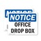 Signmission Office Drop Box, 5 in W x Rectangle, Vinyl Decal OS-2PACK-NS-D-35-L-16935 - alternate 1